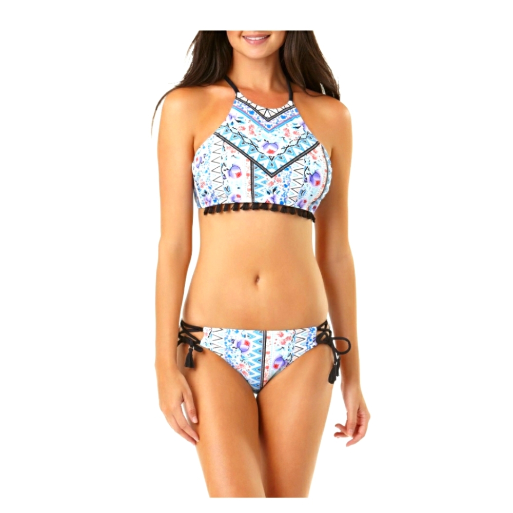 No Boundaries Boho Fleur Bikini Top and Bottom